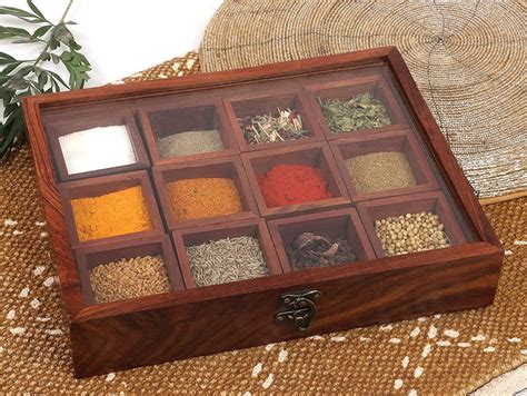 spice boxes for kitchen